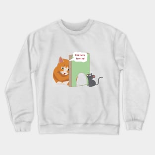 Cat and mouse Crewneck Sweatshirt